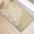 Custom Indo Fijians Rubber Doormat Fiji ke Hindustani Polyneisan Paisley Beige Style