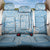 Custom Indo Fijians Back Car Seat Cover Fiji ke Hindustani Polyneisan Paisley Blue Style LT9