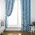 Custom Indo Fijians Window Curtain Fiji ke Hindustani Polyneisan Paisley Blue Style