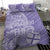 Custom Indo Fijians Bedding Set Fiji ke Hindustani Polyneisan Paisley Purple Style