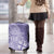 Custom Indo Fijians Luggage Cover Fiji ke Hindustani Polyneisan Paisley Purple Style