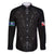 Queensland Maori Rugby Nga Hau e Wha Family Matching Puletasi and Hawaiian Shirt Black Motif