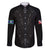 Queensland Maori Rugby Nga Hau e Wha Family Matching Short Sleeve Bodycon Dress and Hawaiian Shirt Black Motif