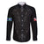 Queensland Maori Rugby Nga Hau e Wha Family Matching Summer Maxi Dress and Hawaiian Shirt Black Motif