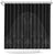 Queensland Maori Rugby Nga Hau e Wha Shower Curtain Black Motif