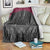 Queensland Maori Rugby Nga Hau e Wha Blanket Maroon Motif
