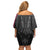 Queensland Maori Rugby Nga Hau e Wha Family Matching Off Shoulder Short Dress and Hawaiian Shirt Maroon Motif