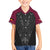Queensland Maori Rugby Nga Hau e Wha Hawaiian Shirt Maroon Motif