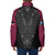 Queensland Maori Rugby Nga Hau e Wha Padded Jacket Maroon Motif - Polynesian Pride