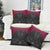 Queensland Maori Rugby Nga Hau e Wha Pillow Cover Maroon Motif - Polynesian Pride
