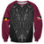 Queensland Maori Rugby Nga Hau e Wha Sweatshirt Maroon Motif