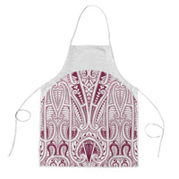 Queensland Maori Rugby Nga Hau e Wha Apron White Motif - Polynesian Pride