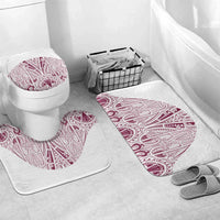 Queensland Maori Rugby Nga Hau e Wha Bathroom Set White Motif - Polynesian Pride
