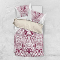 Queensland Maori Rugby Nga Hau e Wha Bedding Set White Motif