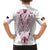 Queensland Maori Rugby Nga Hau e Wha Family Matching Short Sleeve Bodycon Dress and Hawaiian Shirt White Motif