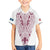 Queensland Maori Rugby Nga Hau e Wha Family Matching Short Sleeve Bodycon Dress and Hawaiian Shirt White Motif