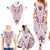 Queensland Maori Rugby Nga Hau e Wha Family Matching Summer Maxi Dress and Hawaiian Shirt White Motif