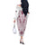 Queensland Maori Rugby Nga Hau e Wha Off The Shoulder Long Sleeve Dress White Motif