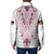 Queensland Maori Rugby Nga Hau e Wha Padded Jacket White Motif - Polynesian Pride