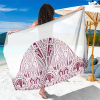 Queensland Maori Rugby Nga Hau e Wha Sarong White Motif