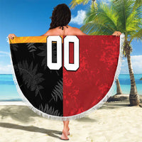 Custom British Lions-AUNZ Beach Blanket Australia-New Zealand Indigenous Motif