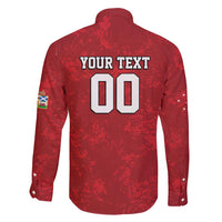 Custom British Lions-AUNZ Family Matching Off Shoulder Short Dress and Hawaiian Shirt Australia-New Zealand Indigenous Motif