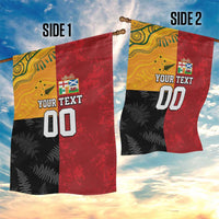 Custom British Lions-AUNZ Garden Flag Australia-New Zealand Indigenous Motif