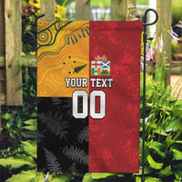 Custom British Lions-AUNZ Garden Flag Australia-New Zealand Indigenous Motif