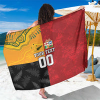 Custom British Lions-AUNZ Sarong Australia-New Zealand Indigenous Motif