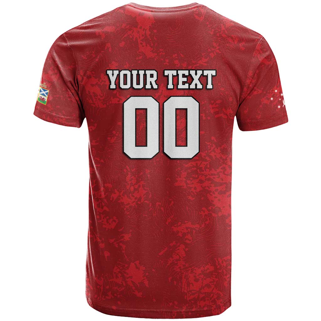 Custom British Lions-AUNZ T Shirt Australia-New Zealand Indigenous Motif