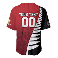 Custom British Lions New Zealand Baseball Jersey Half Black Fern