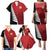 Custom British Lions New Zealand Family Matching Puletasi and Hawaiian Shirt Half Black Fern