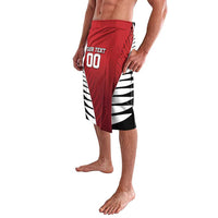 Custom British Lions New Zealand Lavalava Half Black Fern