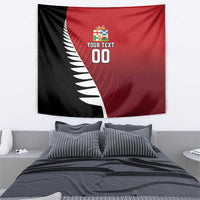 Custom British Lions New Zealand Tapestry Half Black Fern