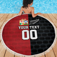 Custom British Lions New Zealand Beach Blanket Sporty Style