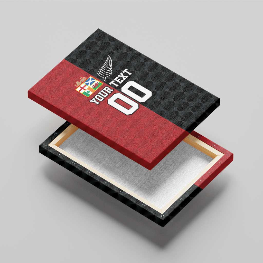 Custom British Lions New Zealand Canvas Wall Art Sporty Style