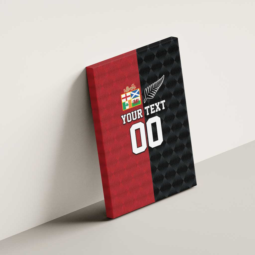Custom British Lions New Zealand Canvas Wall Art Sporty Style
