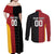 Custom British Lions New Zealand Couples Matching Off Shoulder Maxi Dress and Long Sleeve Button Shirt Sporty Style
