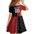 Custom British Lions New Zealand Family Matching Off Shoulder Short Dress and Hawaiian Shirt Sporty Style