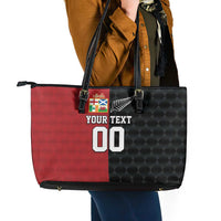 Custom British Lions New Zealand Leather Tote Bag Sporty Style