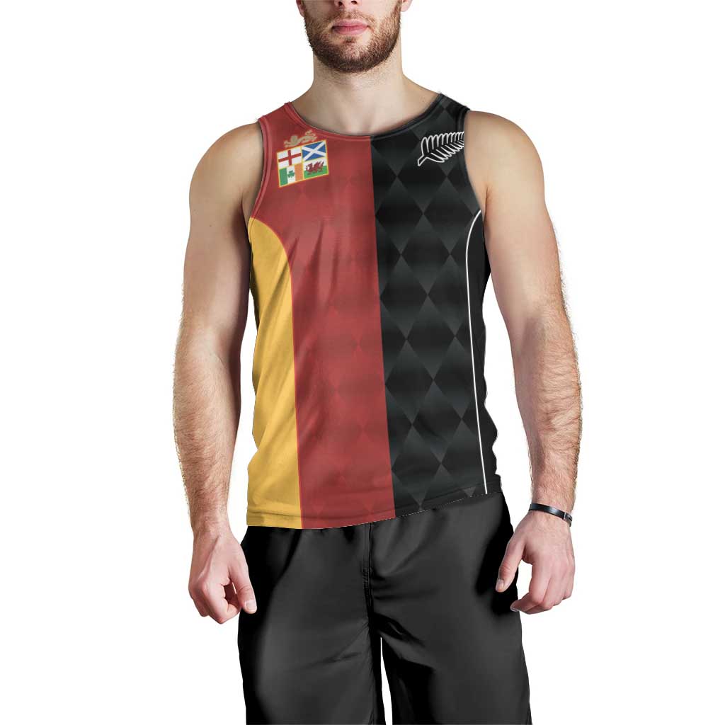 Custom British Lions New Zealand Men Tank Top Sporty Style