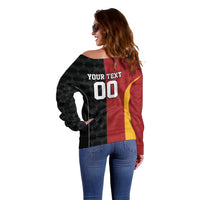 Custom British Lions New Zealand Off Shoulder Sweater Sporty Style