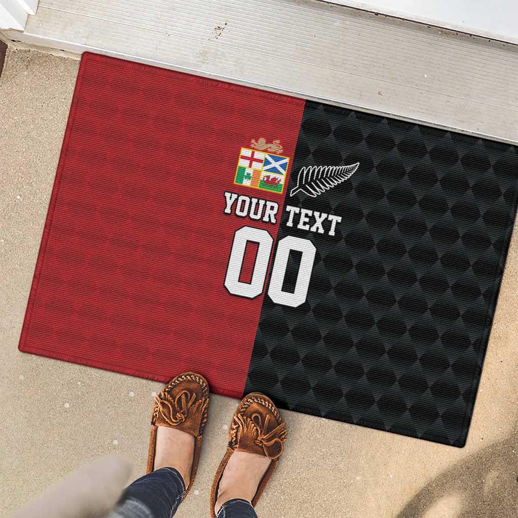 Custom British Lions New Zealand Rubber Doormat Sporty Style