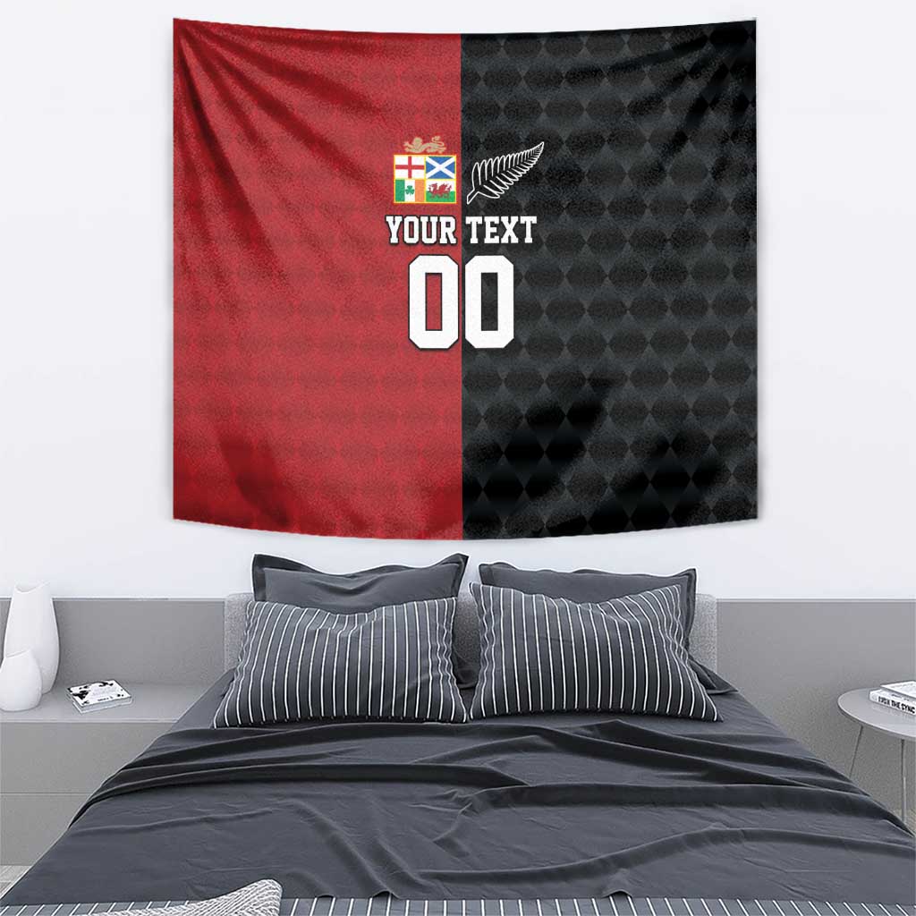 Custom British Lions New Zealand Tapestry Sporty Style