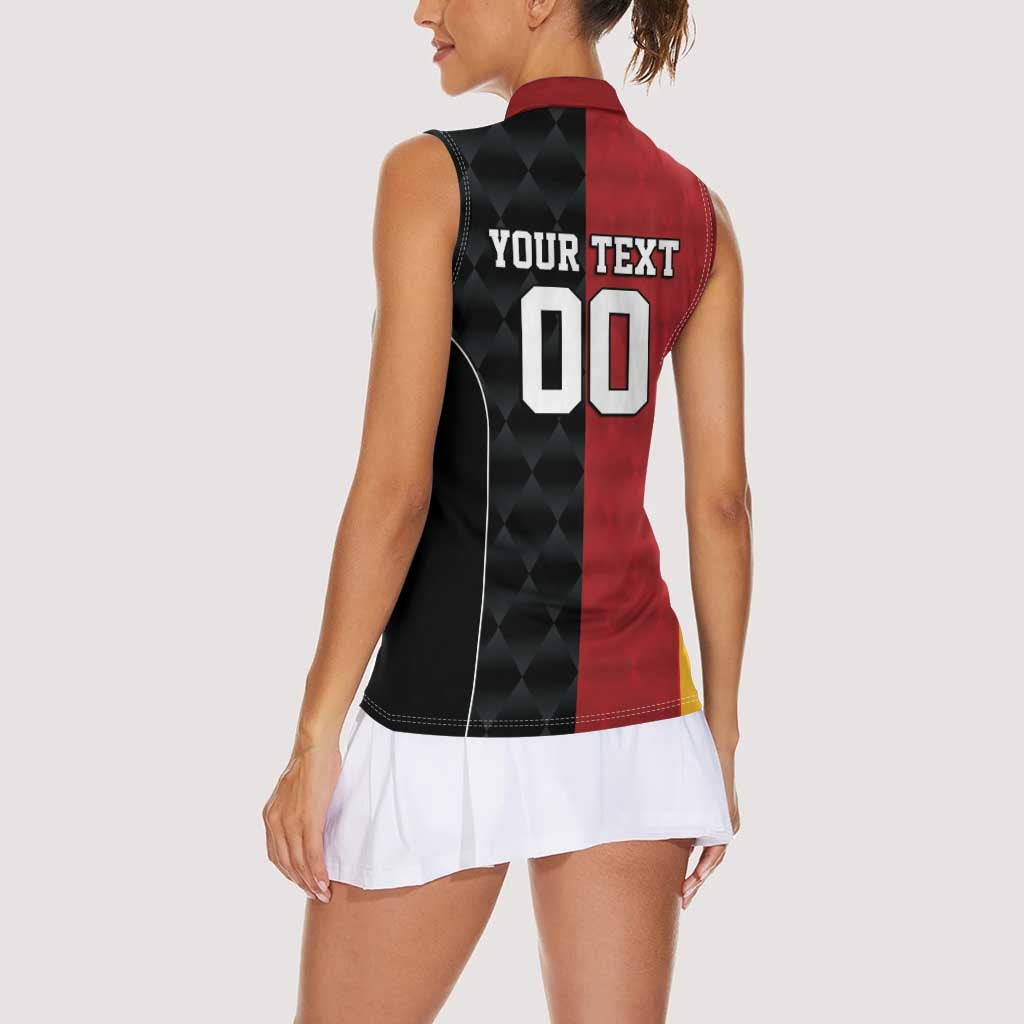 Custom British Lions New Zealand Women Sleeveless Polo Shirt Sporty Style