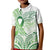 Its Okay Green Ribbon Personalised Kid Polo Shirt Polynesian Depression Awareness