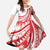 Know Your Status Red Ribbon Personalised Family Matching Mermaid Dress and Hawaiian Shirt Polynesian AIDS Awareness
