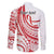 Know Your Status Red Ribbon Personalised Family Matching Tank Maxi Dress and Hawaiian Shirt Polynesian AIDS Awareness