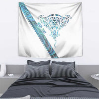 Kahui Whetu Paua shell Kowhaiwhai Taniko Personalised Tapestry Manta Ray Shark-Turtle Maori Tribal Style