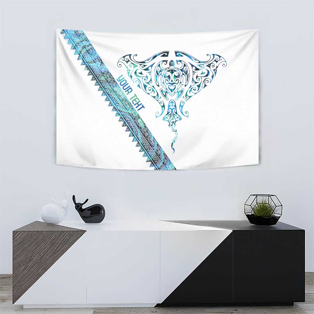 Kahui Whetu Paua shell Kowhaiwhai Taniko Personalised Tapestry Manta Ray Shark-Turtle Maori Tribal Style